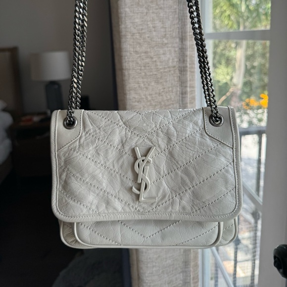 YSL Saint Laurent Niki bag in blanc vintage - Picture 4 of 14